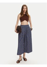 Weekend Max Mara Kuloty Virgin 2515131102 Niebieski Relaxed Fit. Kolor: niebieski. Materiał: bawełna #4