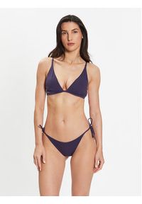 Calvin Klein Swimwear Dół od bikini KW0KW02102 Fioletowy. Kolor: fioletowy. Materiał: syntetyk