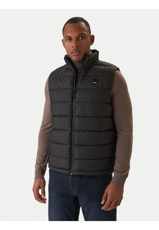Jack & Jones Kamizelka Point 12287600 Czarny Regular Fit. Kolor: czarny. Materiał: syntetyk