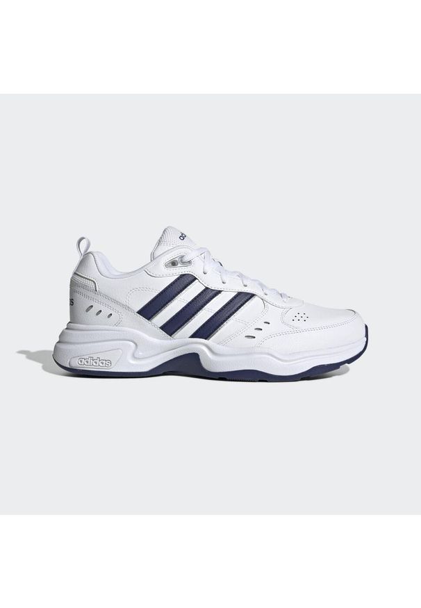 Adidas - Strutter Shoes. Kolor: biały, wielokolorowy, niebieski, szary