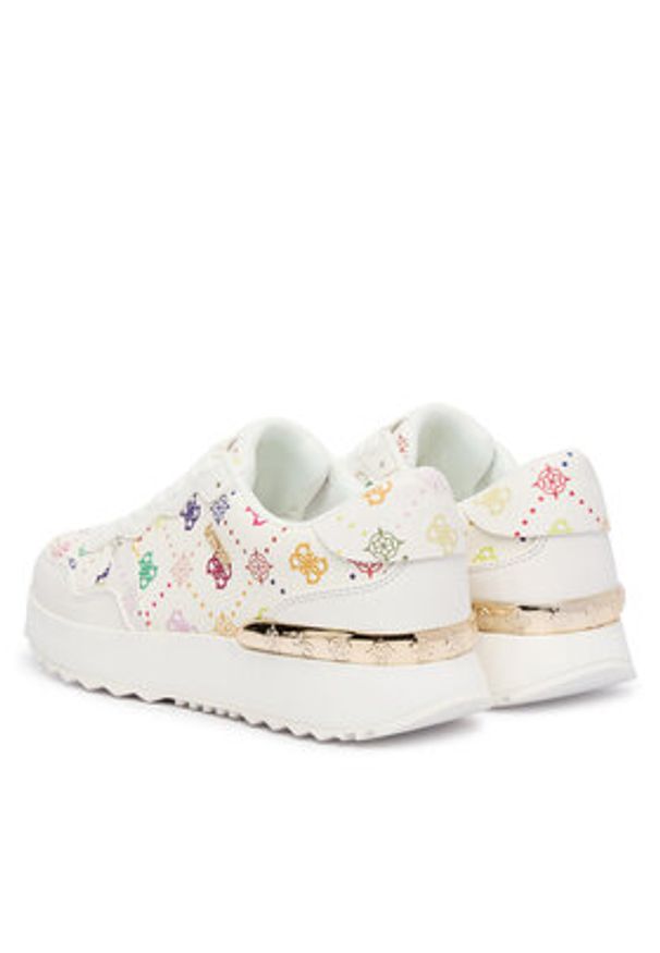 Guess Sneakersy FLPVN4 FAL12 Biały. Kolor: biały. Materiał: skóra