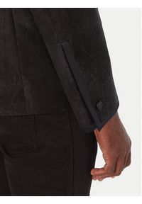 Karl Lagerfeld - KARL LAGERFELD Marynarka Glory 155220 554023 Czarny Regular Fit. Typ kołnierza: dekolt w karo. Kolor: czarny. Materiał: bawełna #6