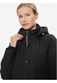 TOMMY HILFIGER - Tommy Hilfiger Parka WW0WW39864 Czarny Regular Fit. Kolor: czarny. Materiał: syntetyk