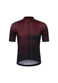 ROGELLI - Wysokiej jakości koszulka rowerowa męska Rogelli GLITCH. Kolor: czerwony, czarny, wielokolorowy. Materiał: materiał