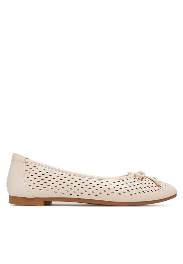 Clara Barson Baleriny WFA3602-3 Beżowy. Kolor: beżowy. Materiał: materiał, syntetyk