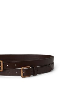 Lauren Ralph Lauren - LAUREN RALPH LAUREN Pasek 412936524008 Brązowy. Kolor: brązowy. Materiał: skóra #3