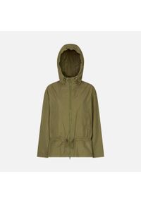 Geox - Kurtka GEOX W BULMYA PARKA Zielony. Kolor: zielony. Materiał: tkanina