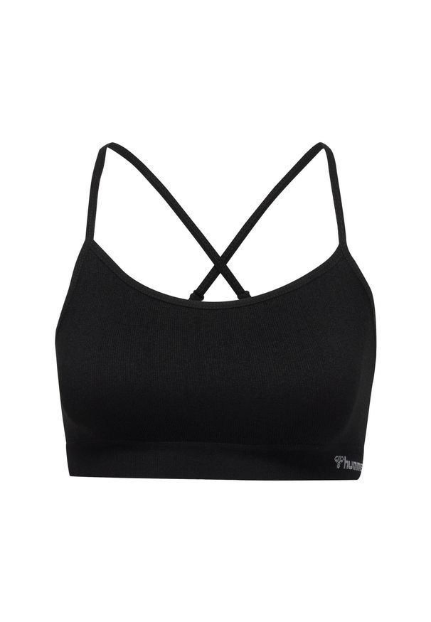 Zestaw 3 biustonoszy damskich Hummel Juno. Kolor: czarny. Sport: fitness