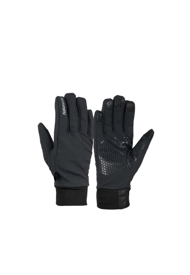 Rękawiczki turystyczne Naturehike Softshell. Kolor: czarny. Materiał: softshell. Sport: turystyka piesza
