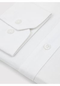 Pako Lorente - PAKO LORENTE – Biała bawełniana koszula męska. Kolor: czarny, biały, niebieski. Materiał: bawełna. Długość rękawa: długi rękaw. Długość: długie. Wzór: gładki #5