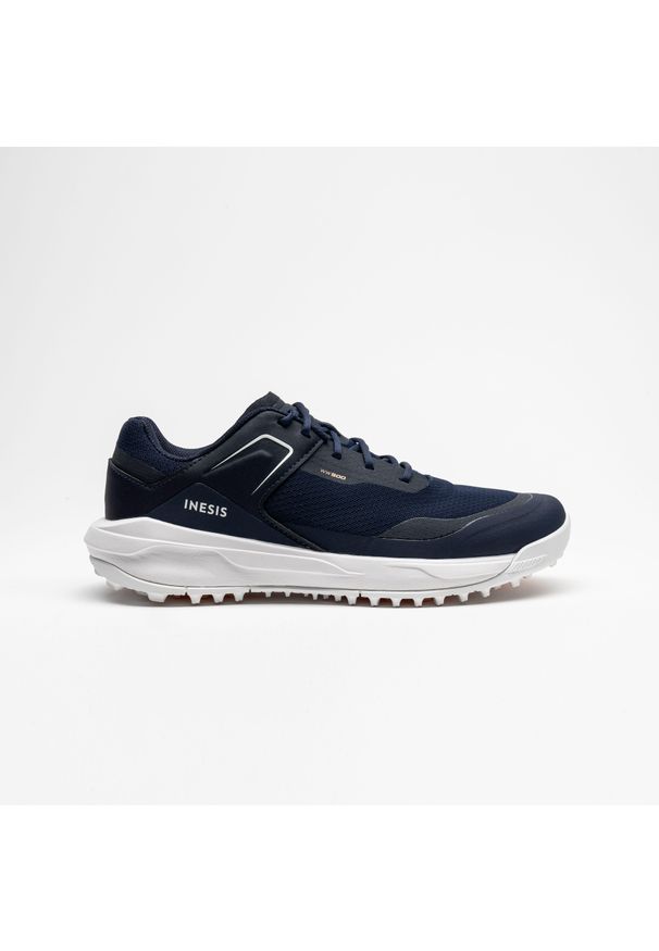 INESIS - Buty do golfa damskie Inesis WW500. Kolor: biały, wielokolorowy, niebieski. Materiał: mesh, materiał. Sport: golf