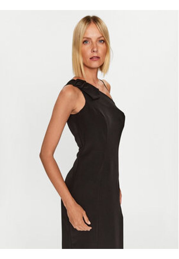 Rinascimento Sukienka koktajlowa CFC0115241003 Czarny Regular Fit. Kolor: czarny. Materiał: syntetyk. Styl: wizytowy