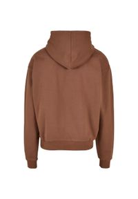 BUILD YOUR BRAND - Bawełniana Bluza Z Kapturem Dla Dorosłych Unisex Ultra Heavyweight Boxy Hoodie. Typ kołnierza: kaptur. Kolor: brązowy. Materiał: bawełna