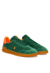 Polo Ralph Lauren Sneakersy 809P06951003 Zielony. Kolor: zielony. Materiał: skóra, zamsz #4