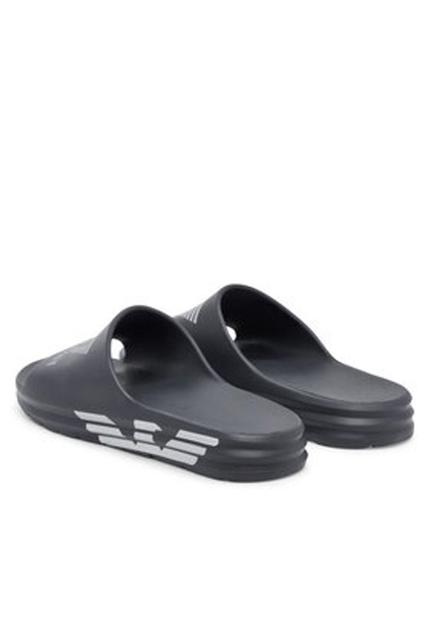 EA7 Emporio Armani Klapki XBP008 XK337 U501 Szary. Kolor: szary. Materiał: syntetyk