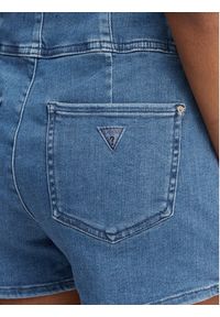 Guess Szorty jeansowe W6GD56 D0849 Niebieski Regular Fit. Kolor: niebieski. Materiał: bawełna #4