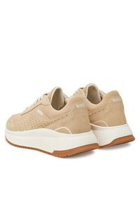 BOSS Sneakersy Ttnmevo 50536421 Beżowy. Kolor: beżowy. Materiał: zamsz, skóra #5