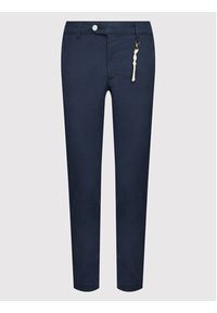 Jack & Jones - Jack&Jones Spodnie materiałowe Stace 12210116 Granatowy Regular Fit. Kolor: niebieski. Materiał: bawełna #4