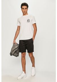 Armani Exchange - T-shirt 8NZTPH.ZJH4Z.NOS. Okazja: na co dzień. Kolor: biały. Wzór: nadruk. Styl: casual #2