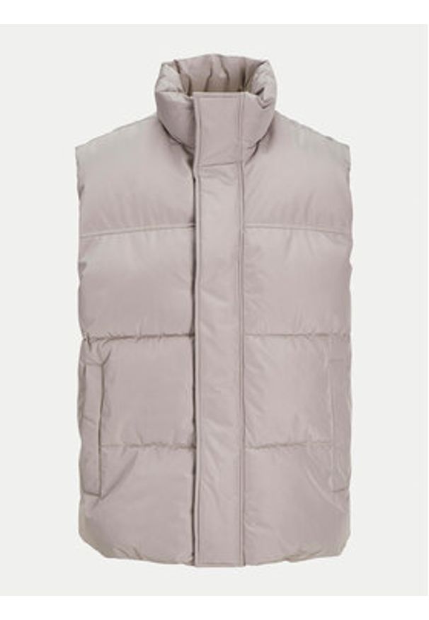 Jack & Jones - Jack&Jones Bezrękawnik Bradley 12256981 Szary Regular Fit. Kolor: szary. Materiał: syntetyk. Długość rękawa: bez rękawów