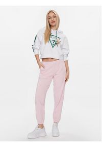 Guess Spodnie dresowe V4GB04 KC6V1 Różowy Regular Fit. Kolor: różowy. Materiał: bawełna #5