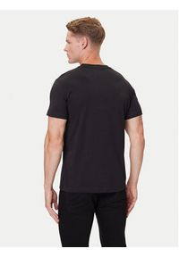Versace Jeans Couture T-Shirt 79GAHT00 CJ00T Czarny Regular Fit. Kolor: czarny. Materiał: bawełna #4