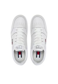 Tommy Jeans Sneakersy Tjm The Greenwich New Ess EM0EM01574 Biały. Kolor: biały. Materiał: skóra