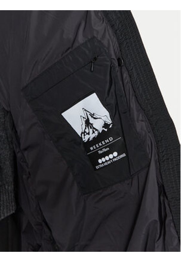 Weekend Max Mara Płaszcz zimowy Guelfo 2425496092 Czarny Regular Fit. Kolor: czarny. Materiał: syntetyk. Sezon: zima
