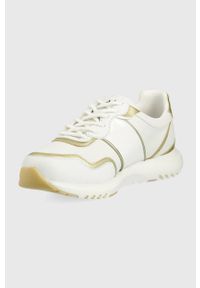 Armani Exchange sneakersy kolor biały XDX087 XV424 K702. Nosek buta: okrągły. Zapięcie: sznurówki. Kolor: biały. Materiał: guma. Obcas: na platformie #3