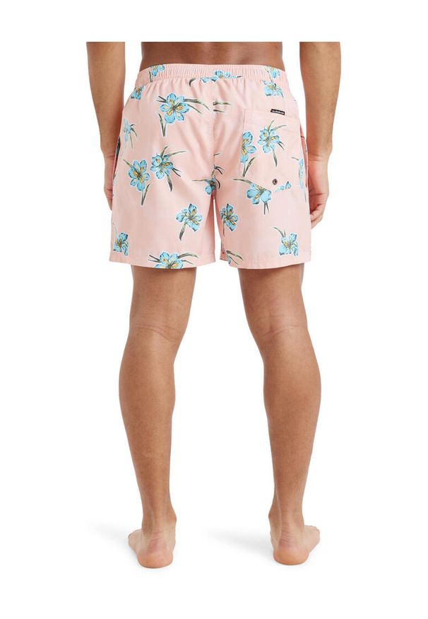 Quiksilver - Szorty kąpielowe dla Mężczyzn EVERYDAY STRAIGHT 15" Różowy. Kolor: różowy. Materiał: poliester, materiał. Styl: sportowy