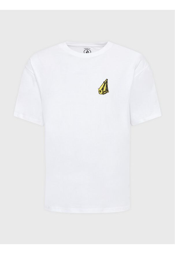 T-Shirt Volcom. Kolor: biały. Materiał: bawełna