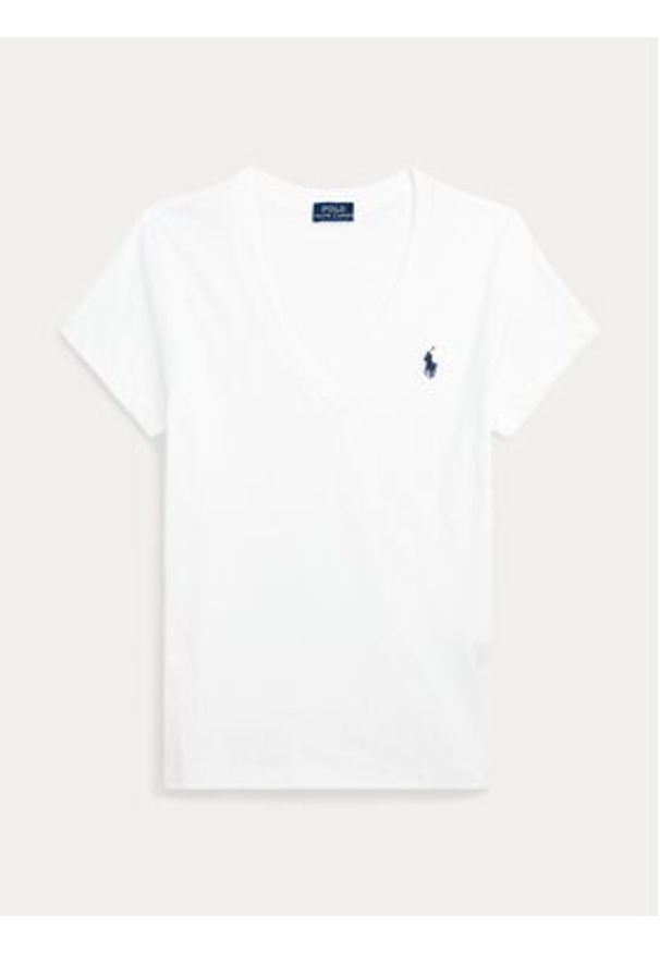 Polo Ralph Lauren T-Shirt 211902403001 Biały Regular Fit. Typ kołnierza: polo. Kolor: biały. Materiał: bawełna