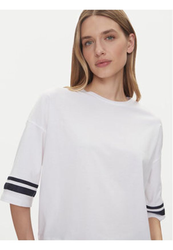 only - ONLY T-Shirt Paloma 15351935 Biały Regular Fit. Kolor: biały. Materiał: syntetyk, bawełna