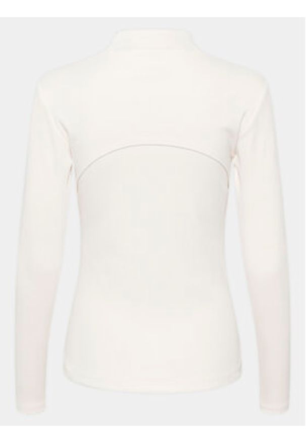 Karen by Simonsen Bluzka Mandarina 10104770 Écru Regular Fit. Materiał: bawełna