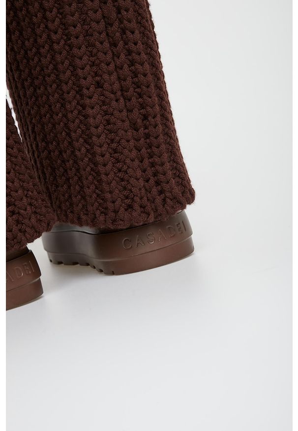 Casadei - Kozaki damskie zamszowe CASADEI. Materiał: zamsz