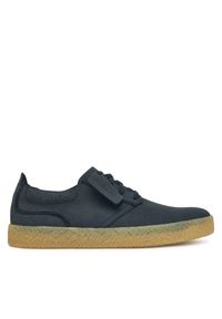 Clarks Sneakersy StreethillLace 26183960 Granatowy. Kolor: niebieski. Materiał: nubuk, skóra