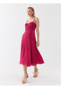 Patrizia Pepe Sukienka koktajlowa 2A2521/A248-M447 Różowy Regular Fit. Kolor: różowy. Materiał: syntetyk. Styl: wizytowy