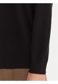 Kontatto Sweter 3M0820C Czarny Regular Fit. Kolor: czarny. Materiał: syntetyk, wiskoza #3