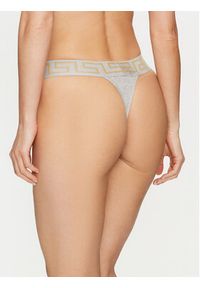 VERSACE - Versace Stringi AUD01042 Szary. Kolor: szary. Materiał: bawełna #2