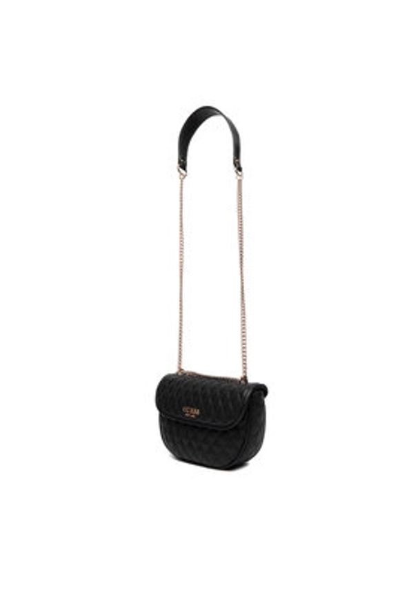 Guess Torebka Atabey HWQG98 94210 Czarny. Kolor: czarny. Materiał: skórzane