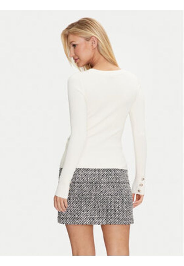 Marciano Guess Sweter 4YGR28 5613Z Écru Regular Fit. Materiał: wiskoza