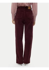 Vero Moda Spodnie materiałowe Tessa 10315350 Fioletowy Wide Leg. Kolor: fioletowy. Materiał: bawełna #6