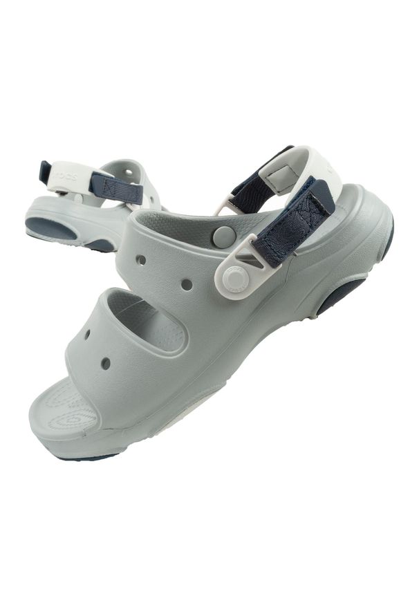 Sandały chodaki męskie Crocs Classic All Terain. Kolor: szary. Materiał: materiał. Sezon: lato