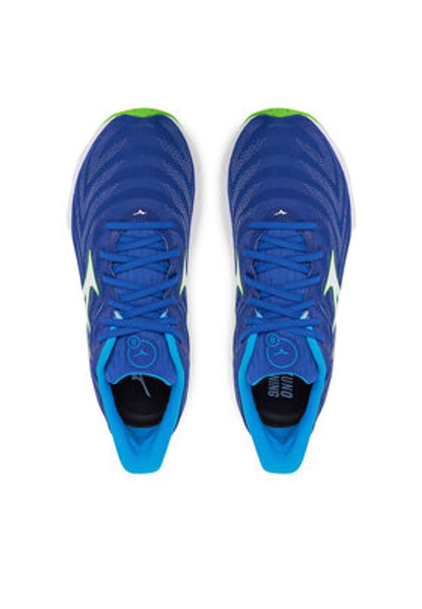 Mizuno Buty do biegania Wave Sky 8 J1GC2402 Niebieski. Kolor: niebieski. Materiał: materiał. Model: Mizuno Wave