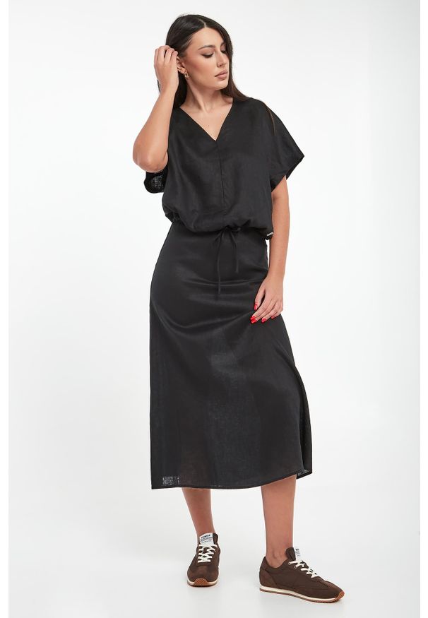 Ecoalf - Bluzka damska lniana Dora ECOALF. Materiał: len