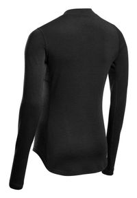 Bluzka sportowa do biegania z wełną merino damska CEP Cold Weather. Kolor: czarny, szary, wielokolorowy. Materiał: wełna. Sezon: zima. Sport: bieganie, fitness