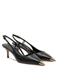 Elisabetta Franchi Sandały SA-07L-46E2-V500 Czarny. Kolor: czarny. Materiał: skóra #3