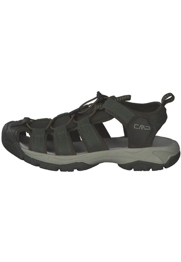 Sandały męskie, CMP Sahiph Hiking Sandal. Kolor: czarny, zielony, wielokolorowy. Materiał: guma, syntetyk, tkanina, materiał