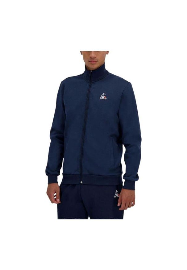 Bluza z pełnym zamkiem błyskawicznym Le Coq Sportif Essential N°1. Kolor: niebieski