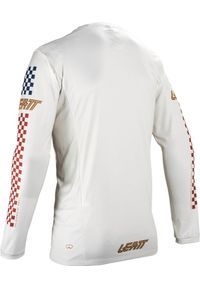 Koszulka rowerowa LEATT Jersey MTB Enduro 4.0. Kolor: biały. Materiał: jersey. Sport: kolarstwo